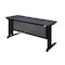 Fusion Fusion Training Tables, 66 W, 24 L, 29 H, Wood, Metal Top, Grey MFTT6624GY - alternate 2